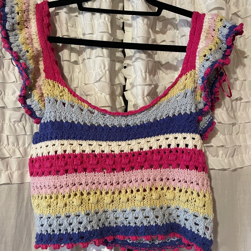 Medium Zara Crochet Crop Top